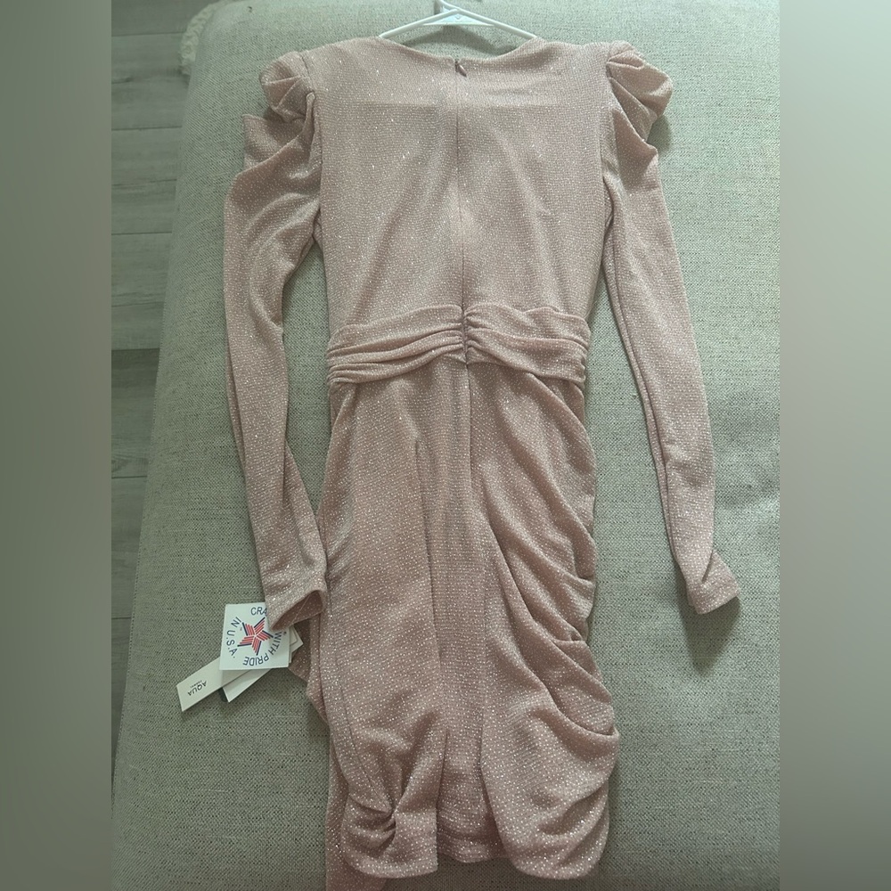 Aqua sparkle pink dress - Picture 5 of 5